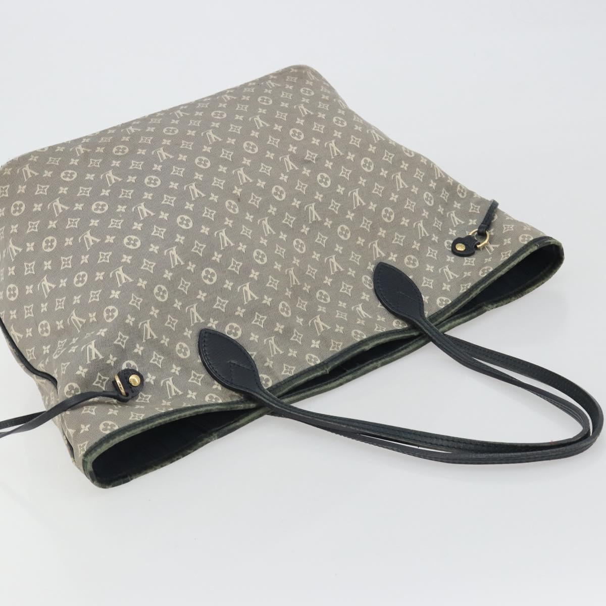 LOUIS VUITTON Monogram Idylle Neverfull MM Bag Gray Uncle M40514 LV Auth bs36008