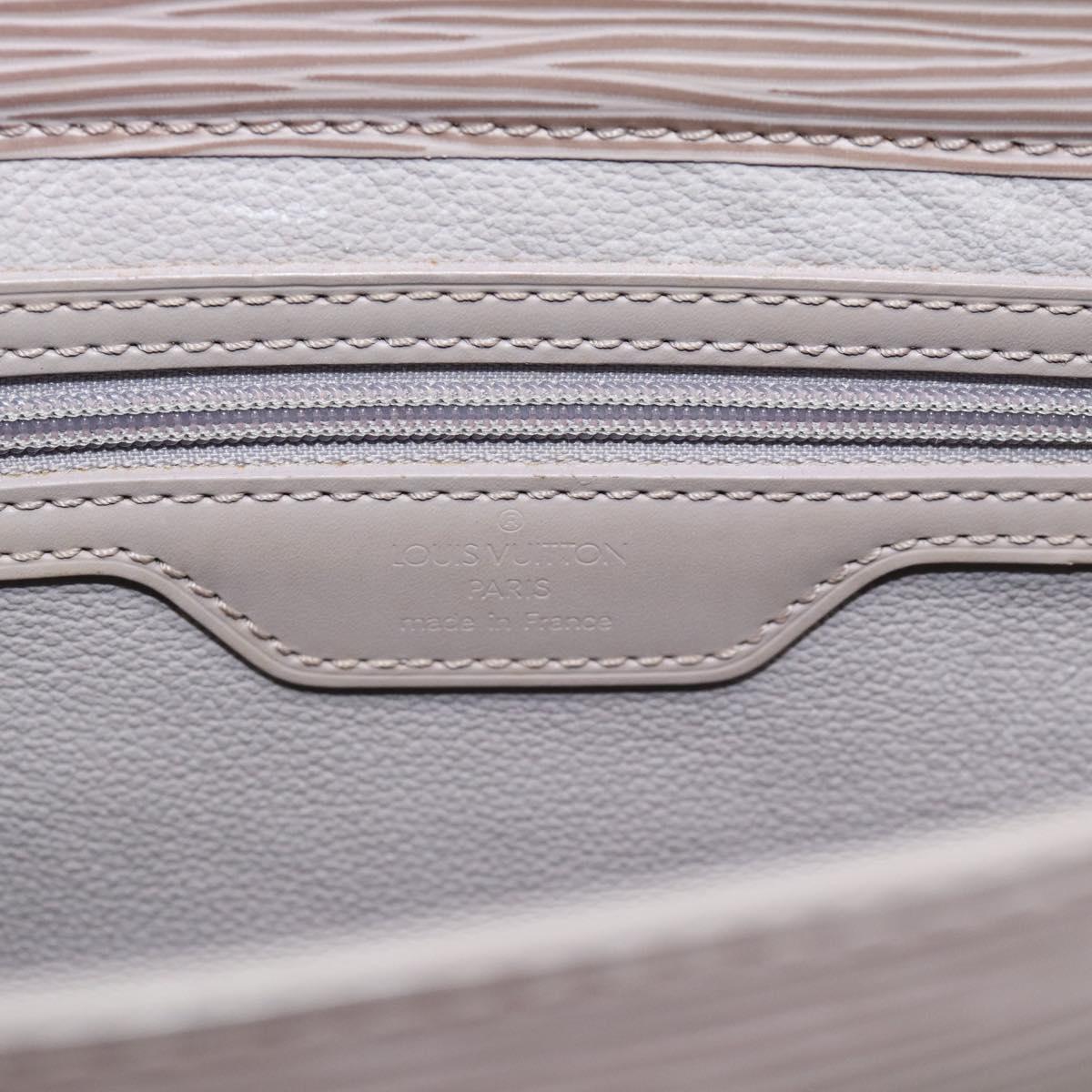 LOUIS VUITTON Epi Sac Plat Hand Bag Lilac M5207B LV Auth bs36010