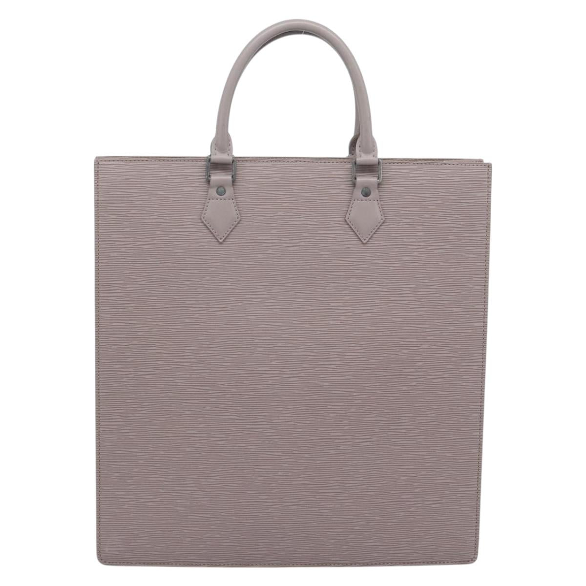 LOUIS VUITTON Epi Sac Plat Hand Bag Lilac M5207B LV Auth bs36010