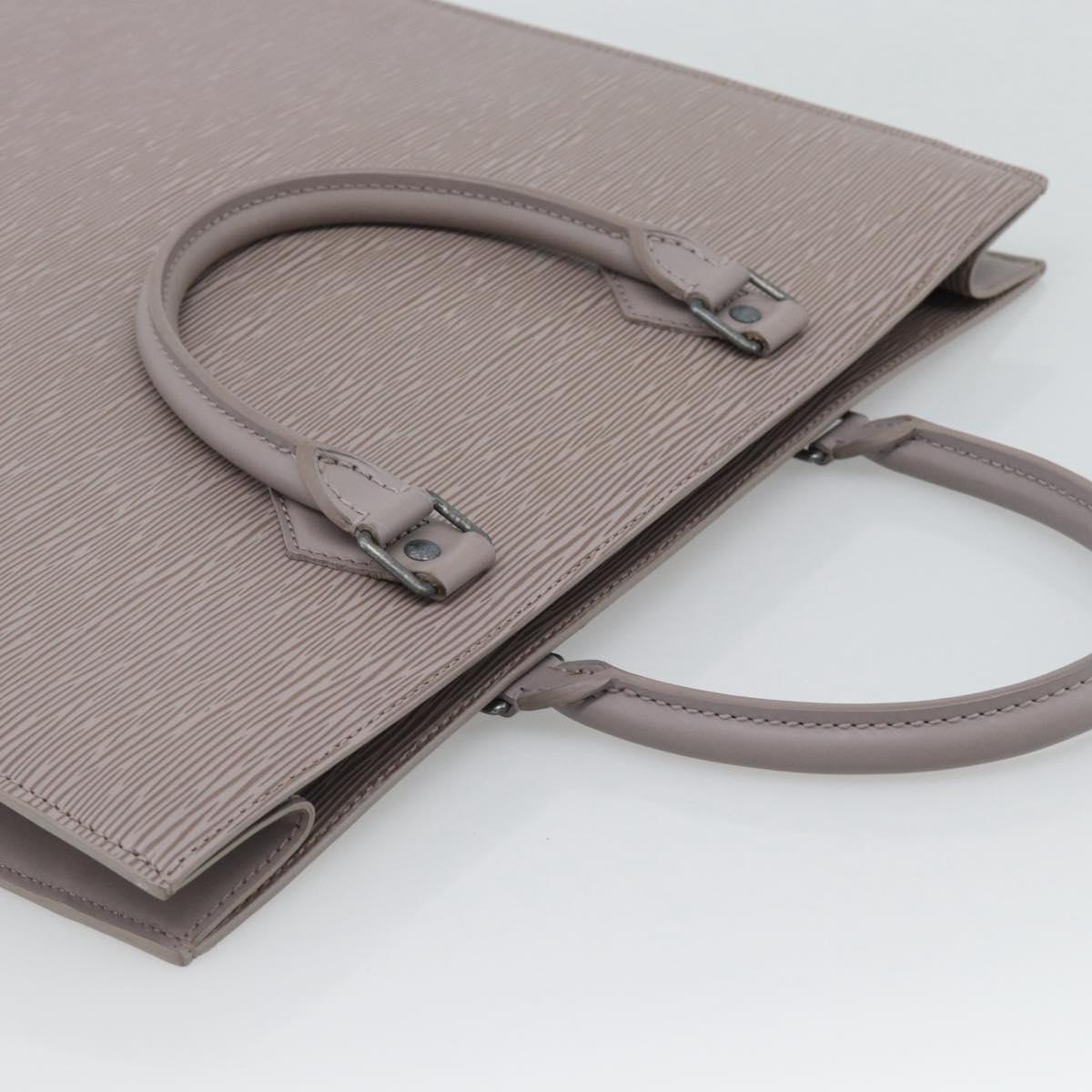 LOUIS VUITTON Epi Sac Plat Hand Bag Lilac M5207B LV Auth bs36010