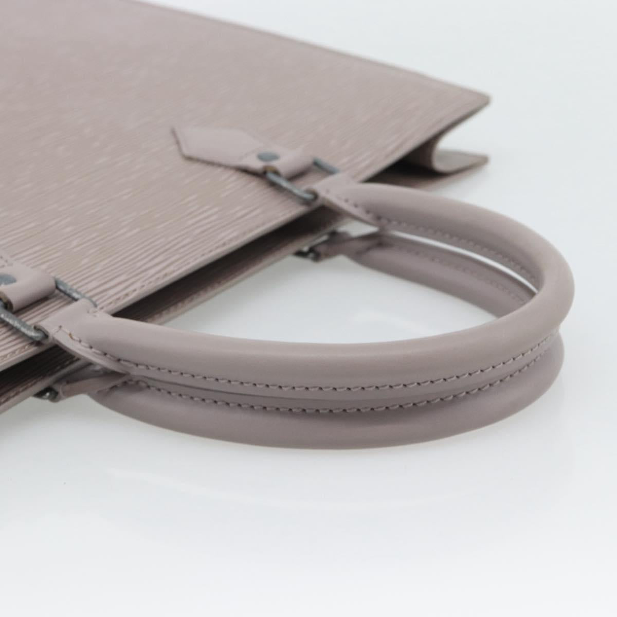LOUIS VUITTON Epi Sac Plat Hand Bag Lilac M5207B LV Auth bs36010