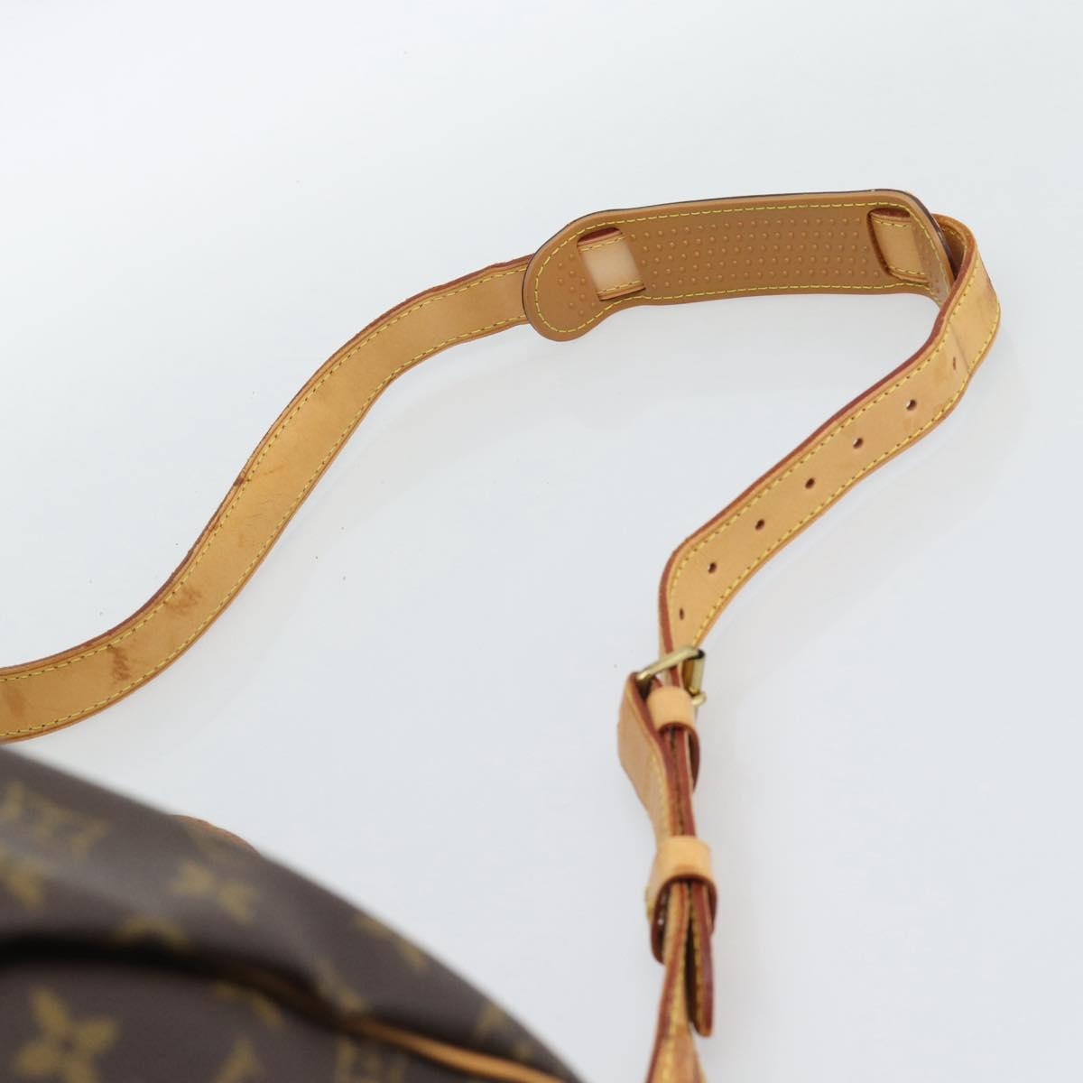 LOUIS VUITTON Monogram Keepall Bandouliere 55 Boston Bag M41414 LV Auth bs36013