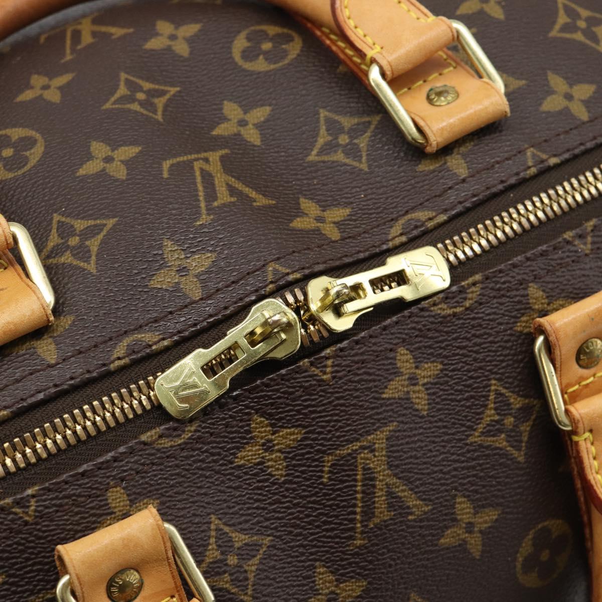 LOUIS VUITTON Monogram Keepall Bandouliere 55 Boston Bag M41414 LV Auth bs36013