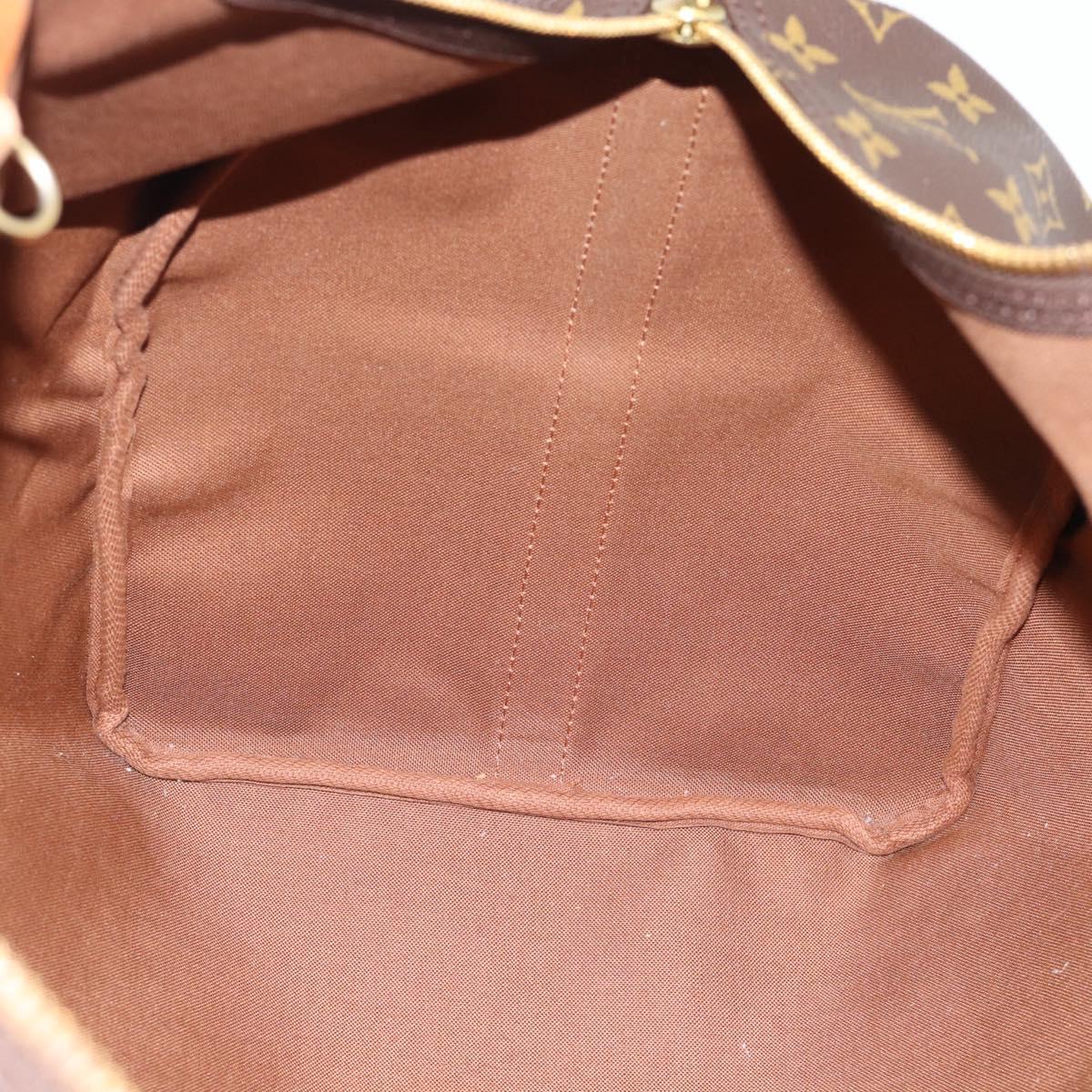 LOUIS VUITTON Monogram Keepall Bandouliere 55 Boston Bag M41414 LV Auth bs36013
