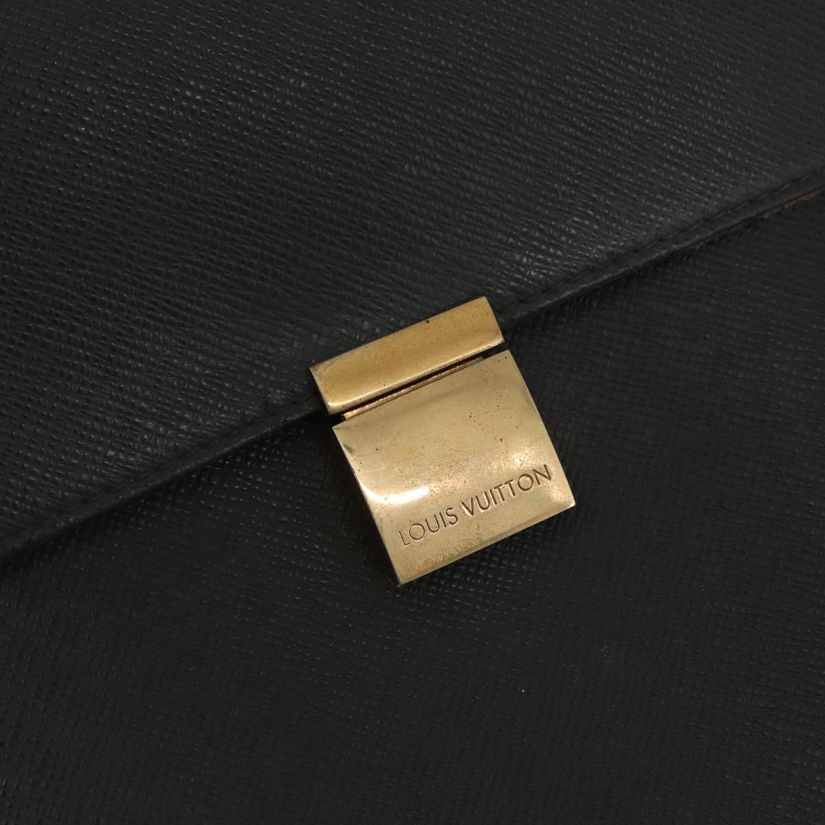 LOUIS VUITTON Taiga Serviette Kazan Business Bag Epicea M30804 LV Auth bs36014