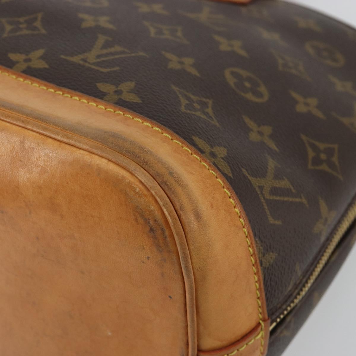 LOUIS VUITTON Monogram Alma Hand Bag M51130 LV Auth bs36027