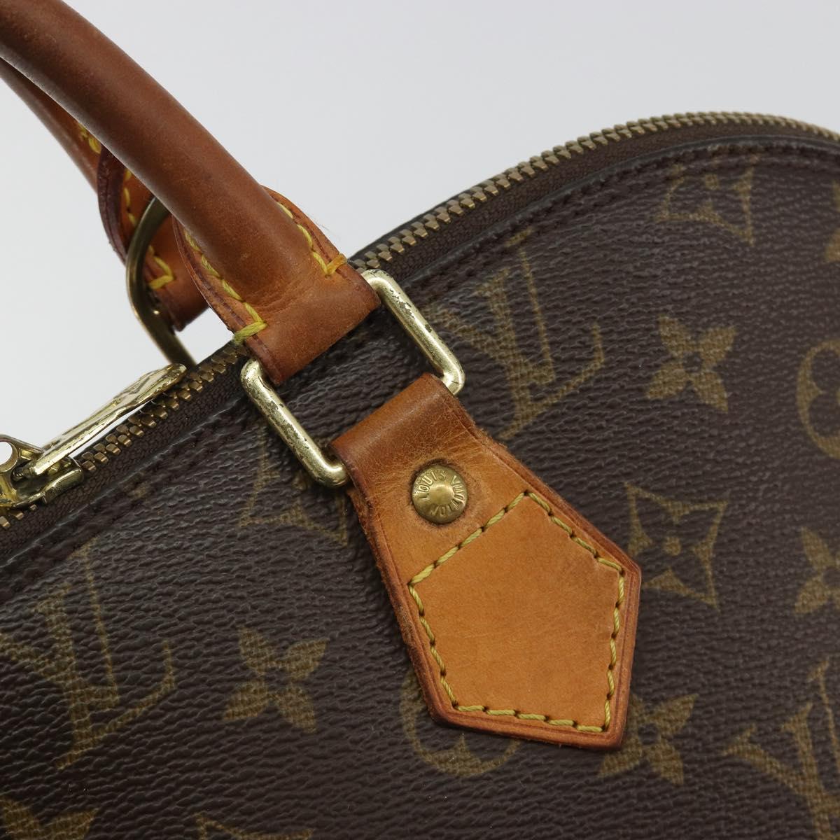 LOUIS VUITTON Monogram Alma Hand Bag M51130 LV Auth bs36027