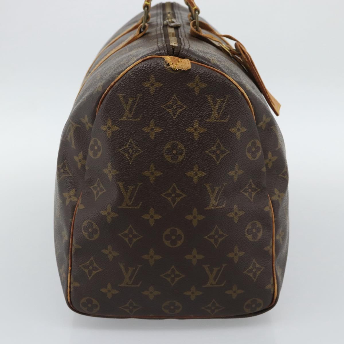 LOUIS VUITTON Monogram Keepall 45 Boston Bag M41428 LV Auth bs36028