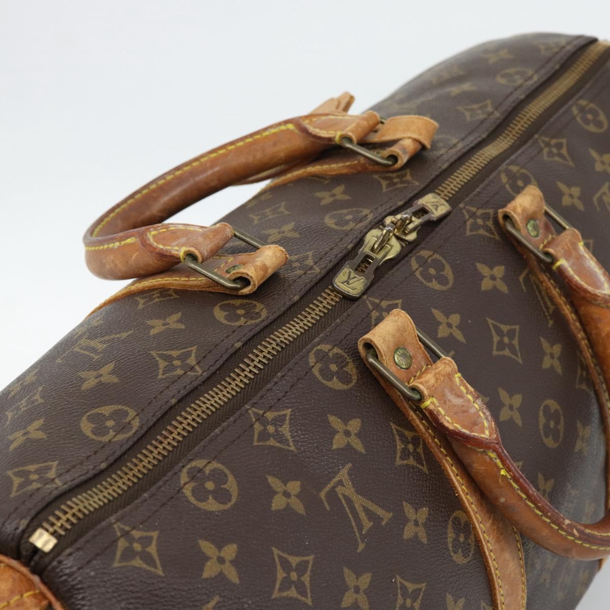 LOUIS VUITTON Monogram Keepall 45 Boston Bag M41428 LV Auth bs36028