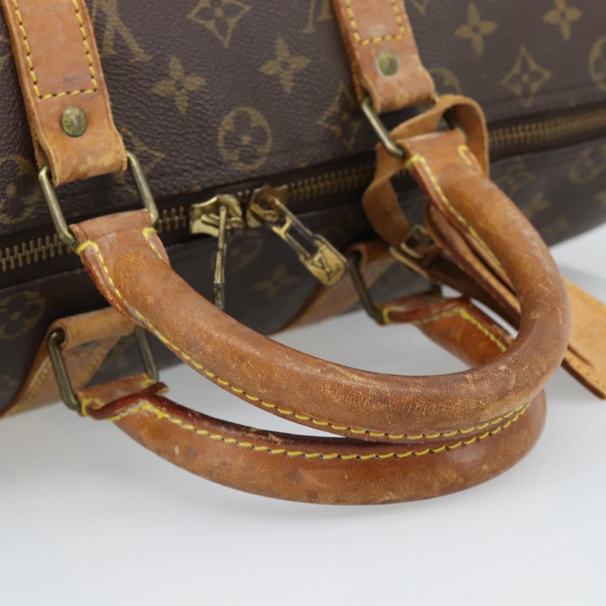 LOUIS VUITTON Monogram Keepall 45 Boston Bag M41428 LV Auth bs36028