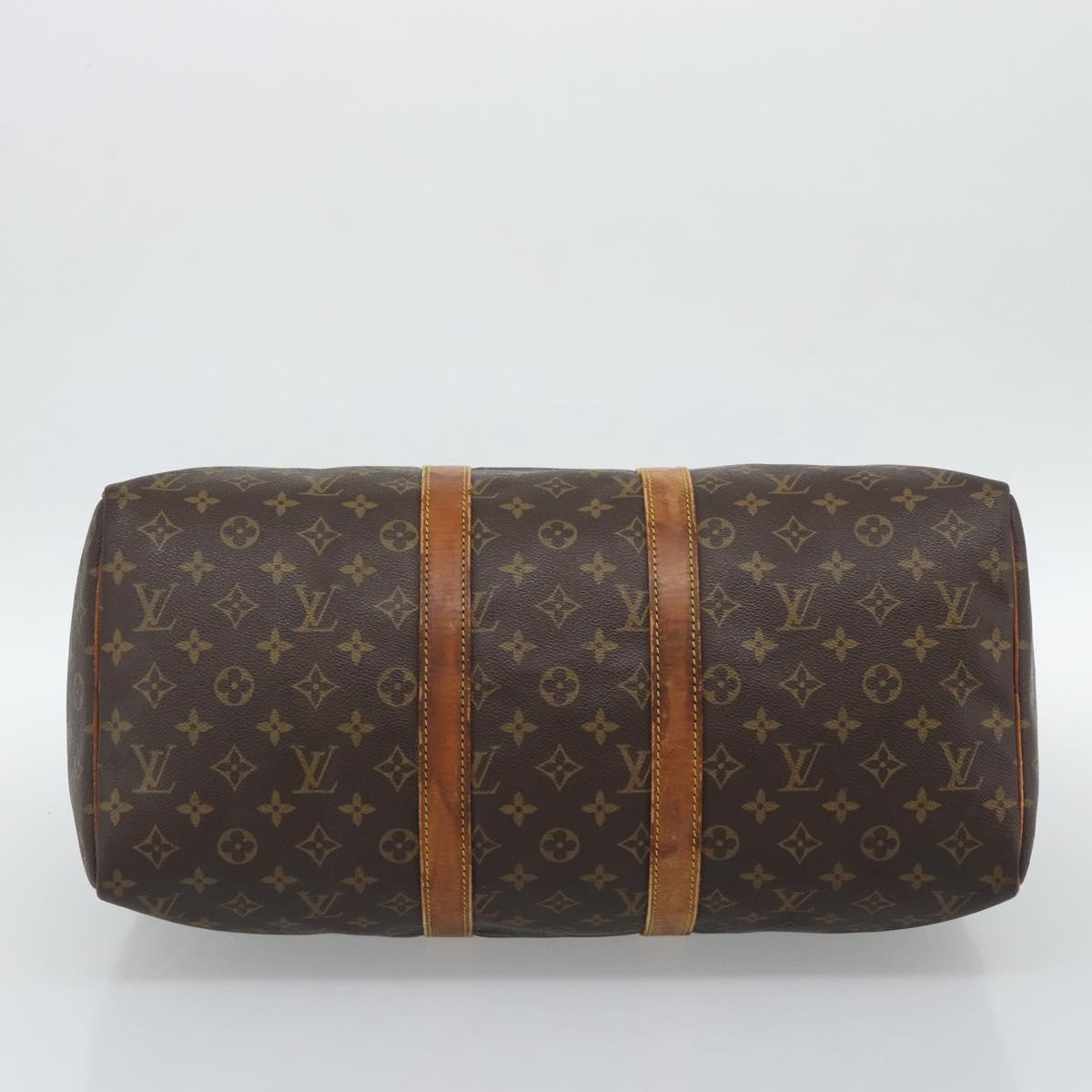 LOUIS VUITTON Monogram Keepall 45 Boston Bag M41428 LV Auth bs36028