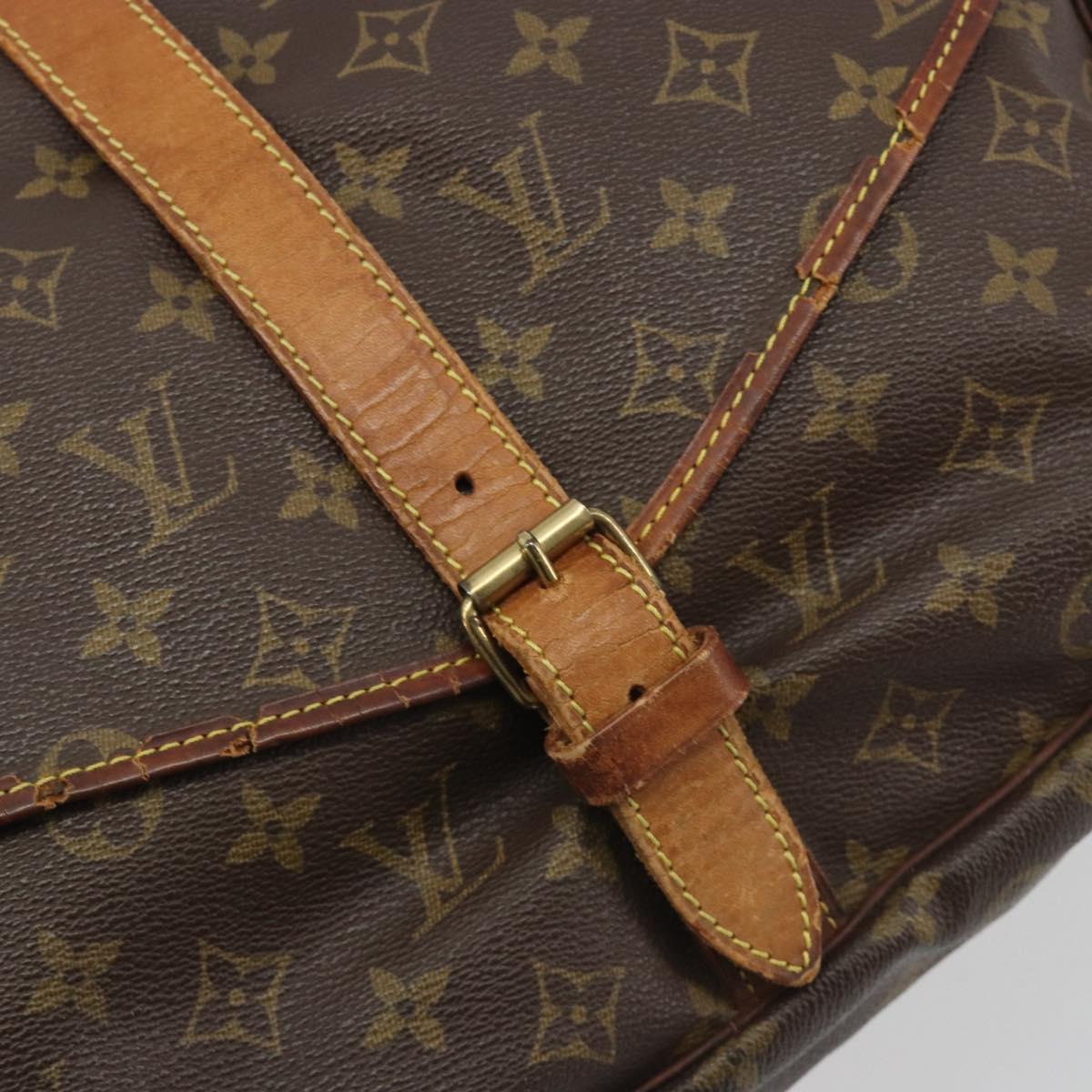 LOUIS VUITTON Monogram Saumur 35 Shoulder Bag M42254 LV Auth bs36035