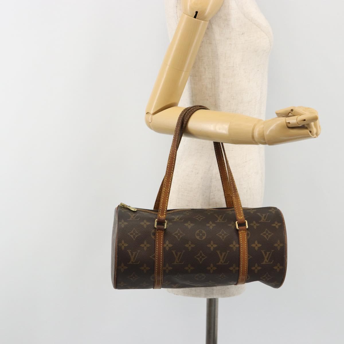 LOUIS VUITTON Monogram Papillon 30 Hand Bag M51385 LV Auth bs36039