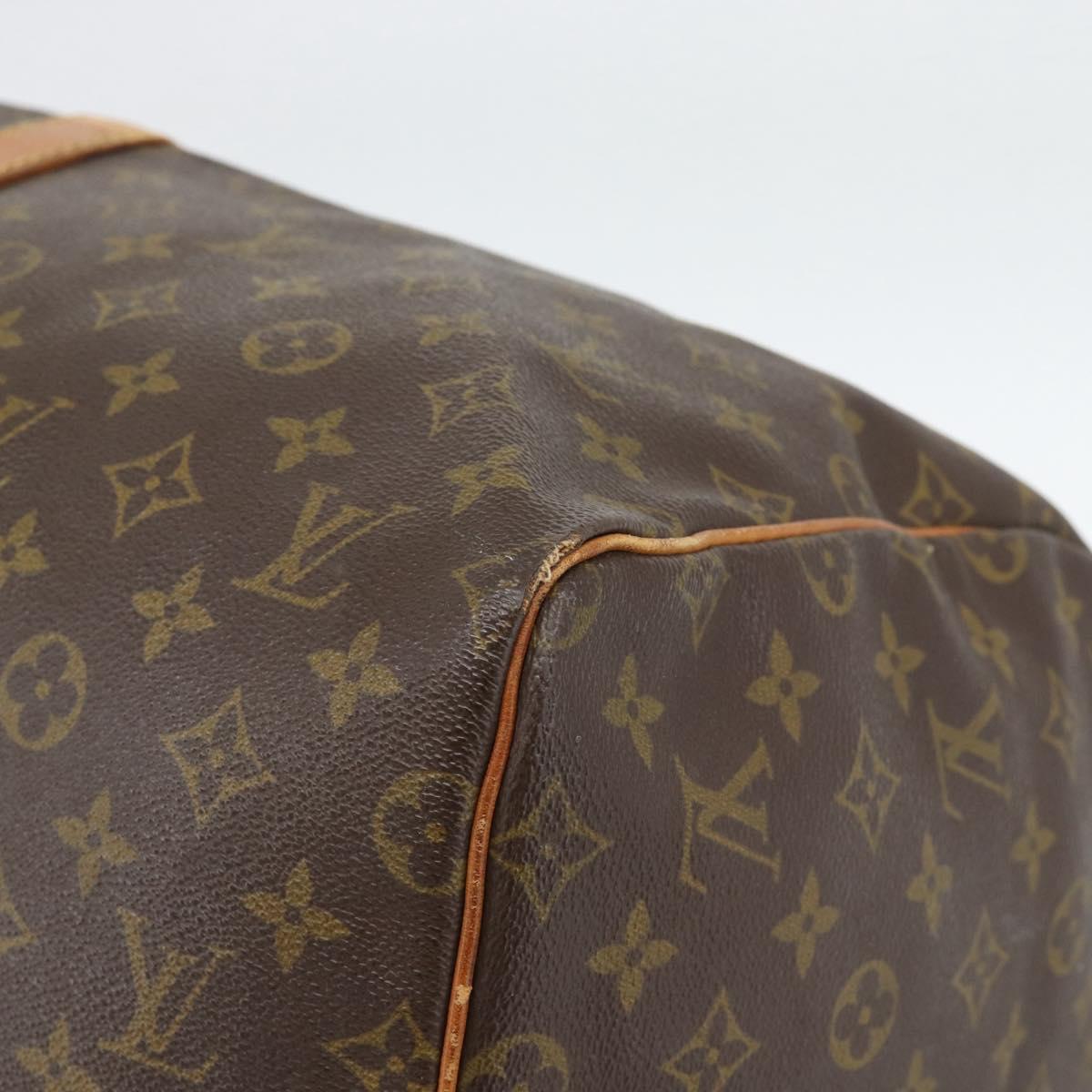LOUIS VUITTON Monogram Keepall 55 Boston Bag Vintage M41424 LV Auth bs36042