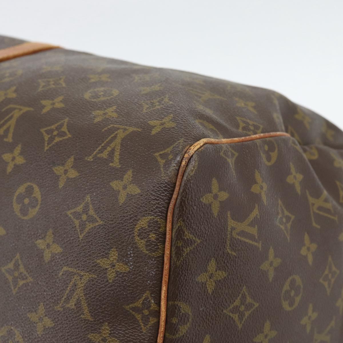 LOUIS VUITTON Monogram Keepall 55 Boston Bag Vintage M41424 LV Auth bs36042