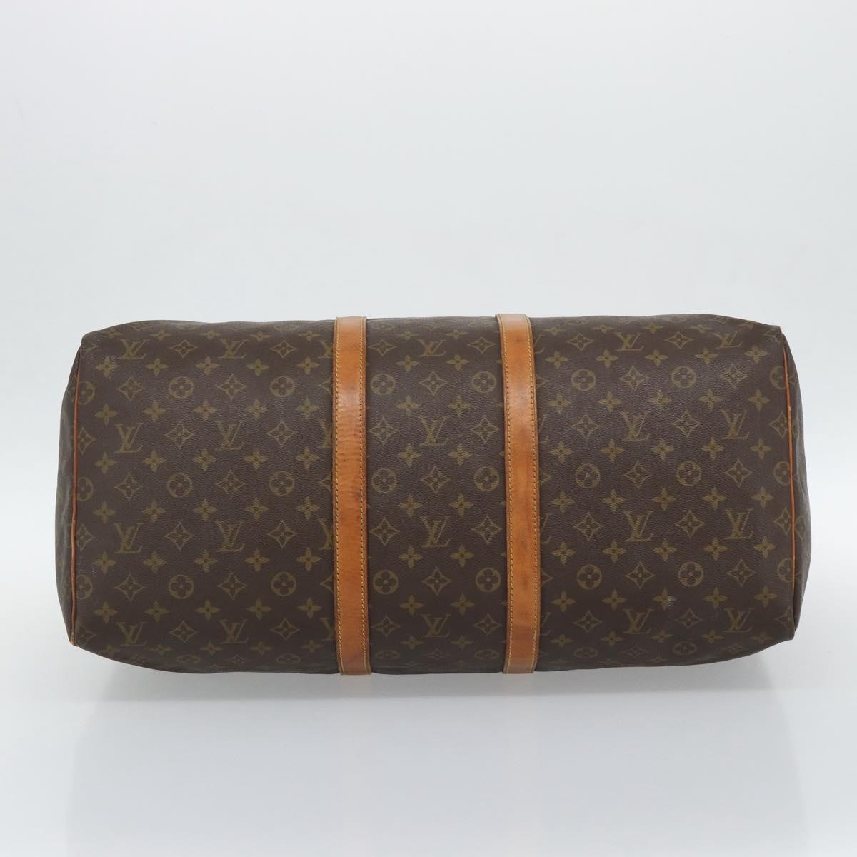 LOUIS VUITTON Monogram Keepall 55 Boston Bag Vintage M41424 LV Auth bs36042
