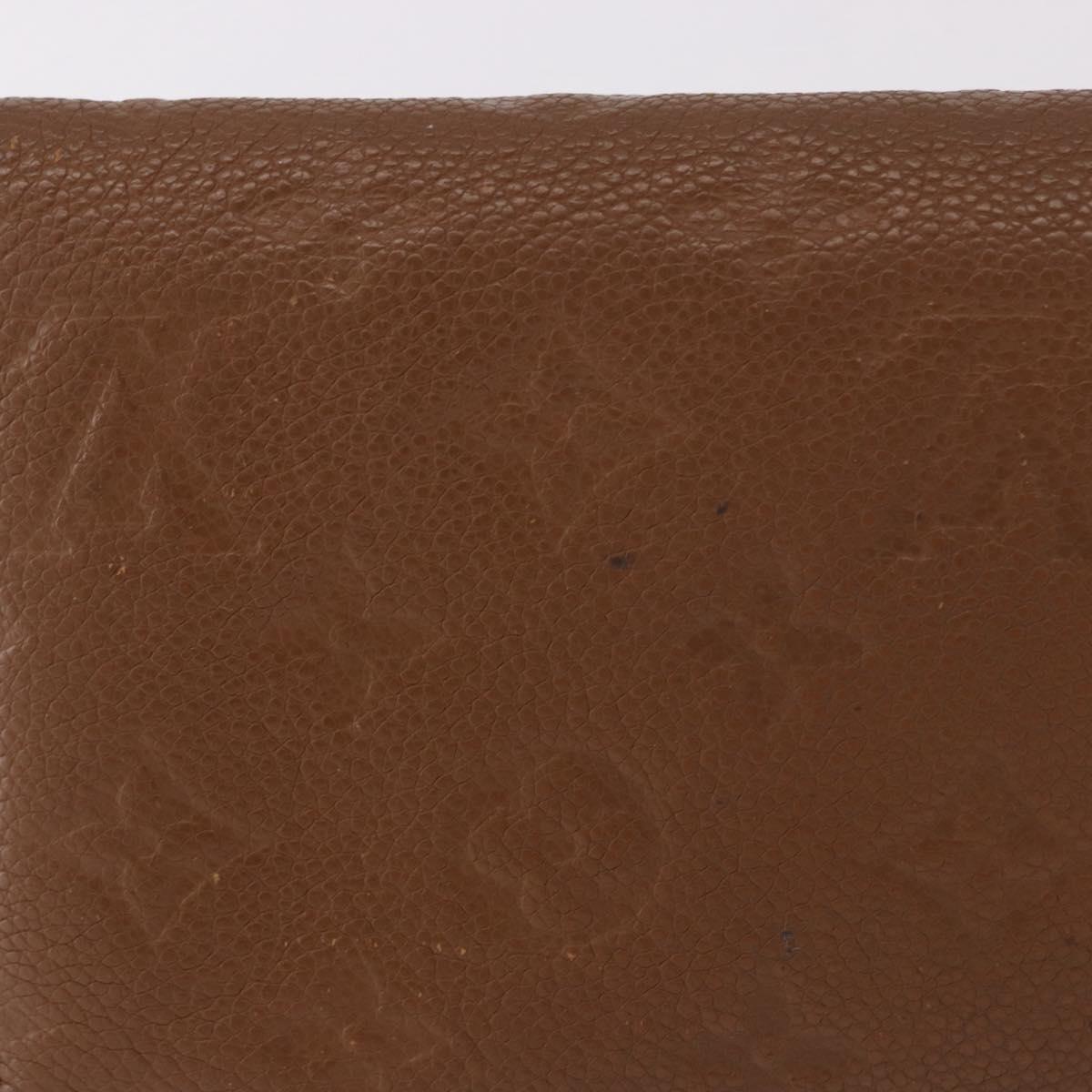 LOUIS VUITTON Empreinte Portefeuille Virtuose Wallet Brown LV Auth bs36043