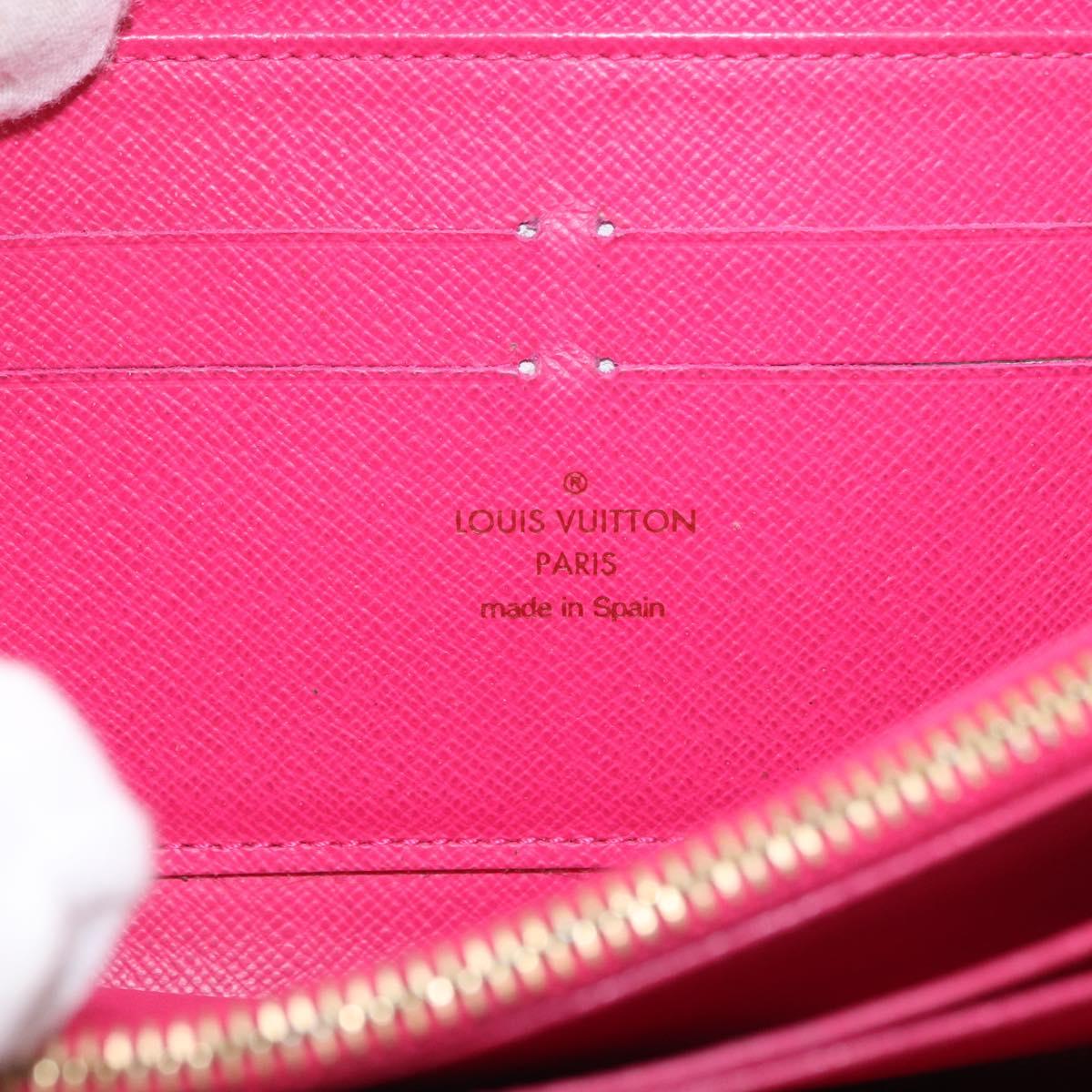 LOUIS VUITTON Monogram Multicolor Zippy Long Wallet Black M60243 LV Auth bs36045