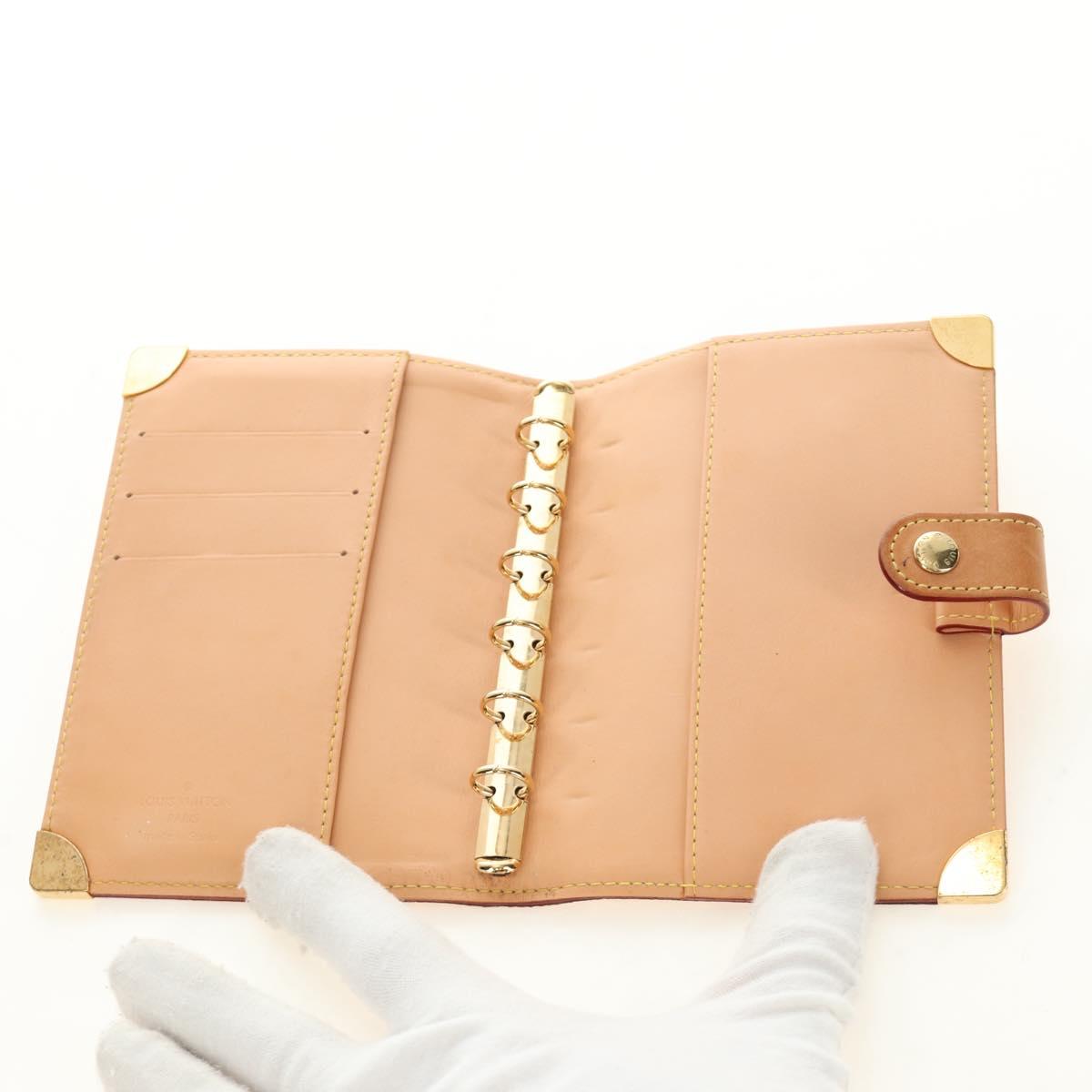LOUIS VUITTON Monogram Multicolor Agenda PM Planner White R21074 Auth bs36046M