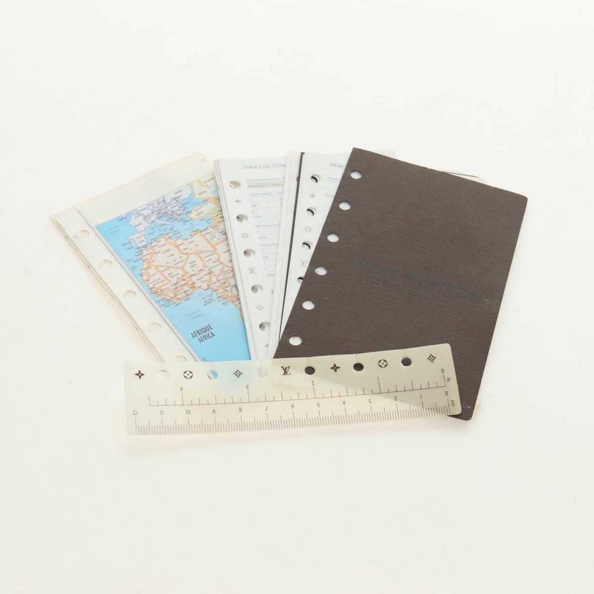 LOUIS VUITTON Monogram Multicolor Agenda PM Planner White R21074 Auth bs36046M