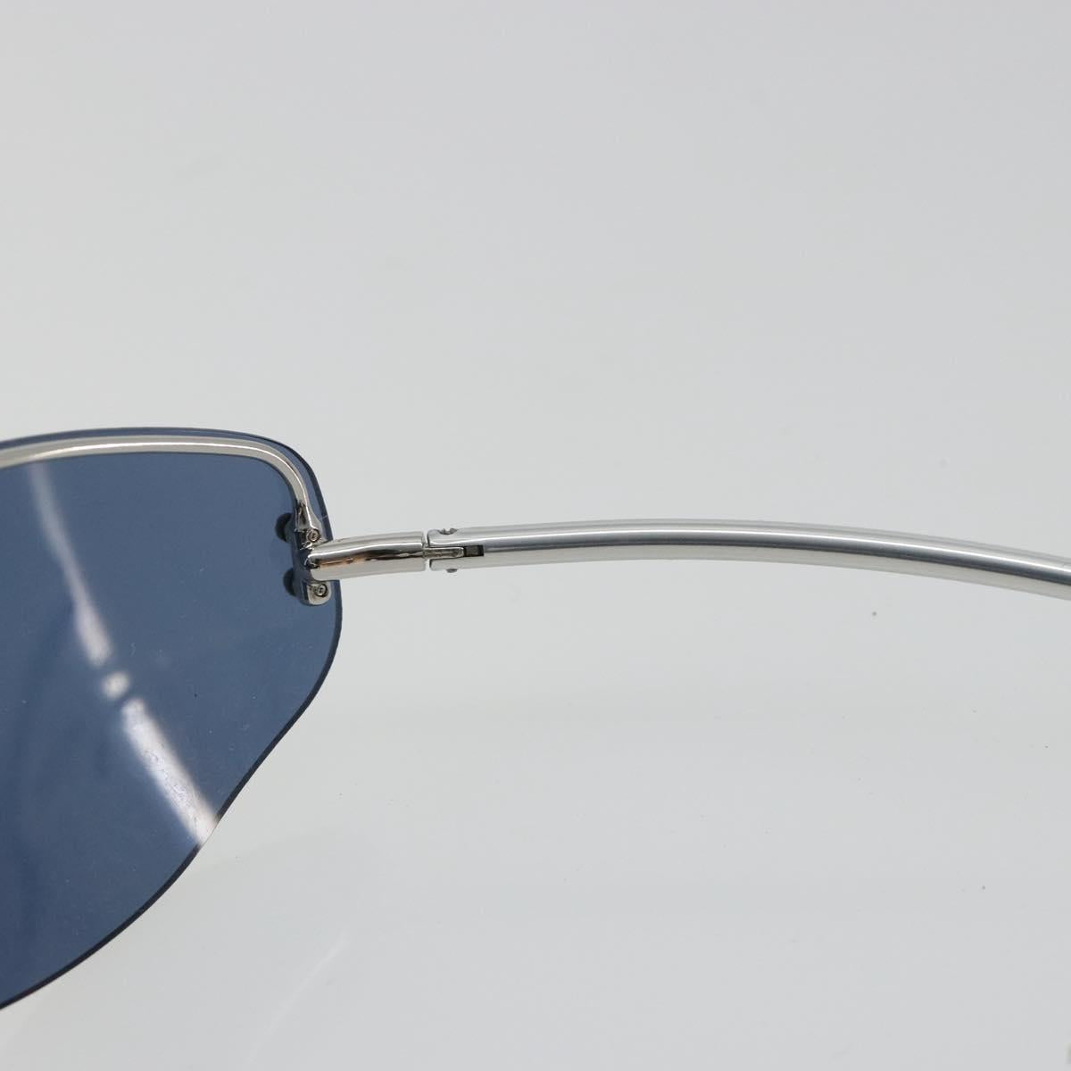 LOUIS VUITTON LV Cup Sunglasses plastic Silver LV Auth bs36047