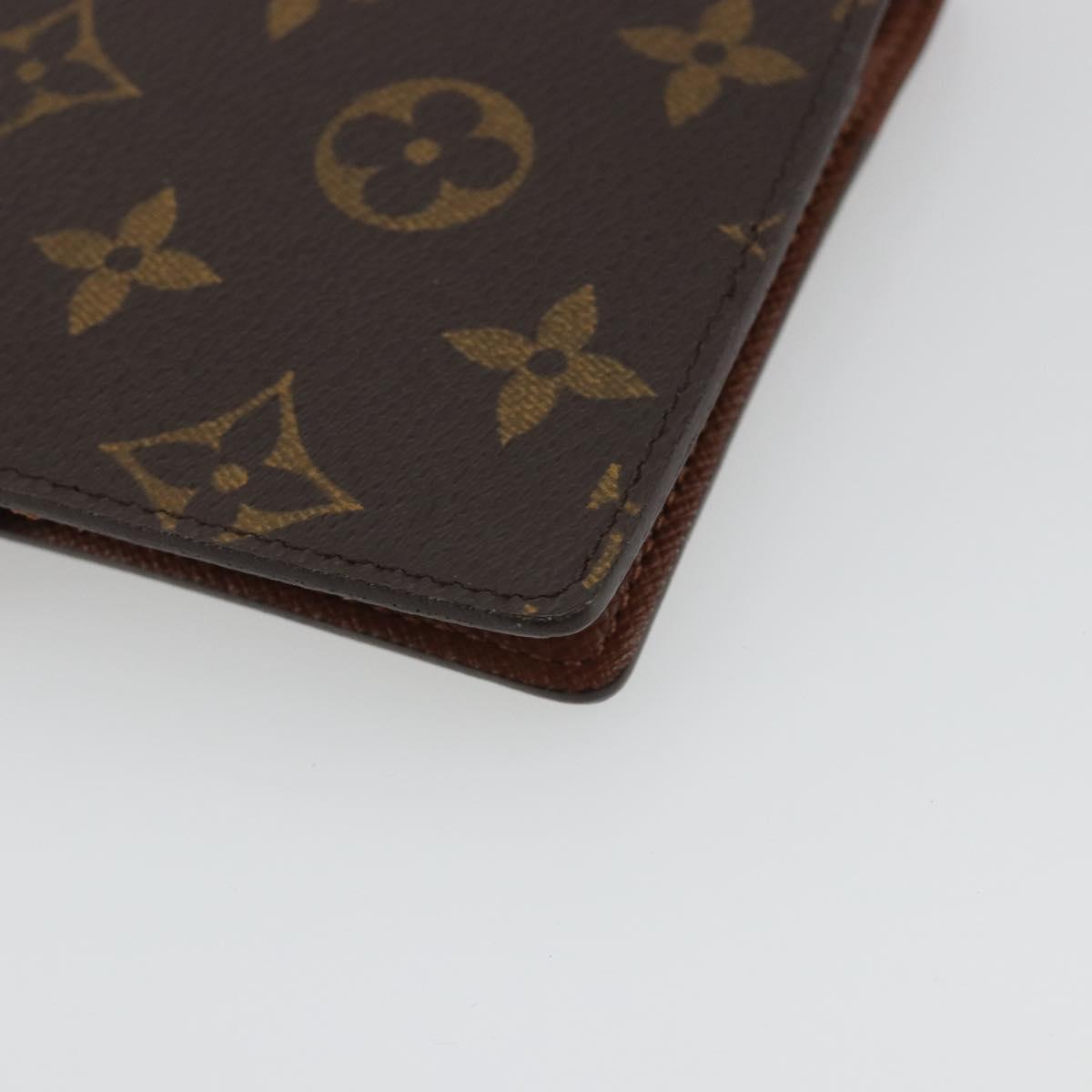 LOUIS VUITTON Monogram Agenda PM Day Planner Cover R20005 LV Auth bs36048