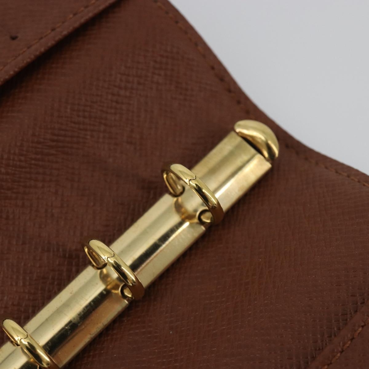 LOUIS VUITTON Monogram Agenda PM Day Planner Cover R20005 LV Auth bs36048