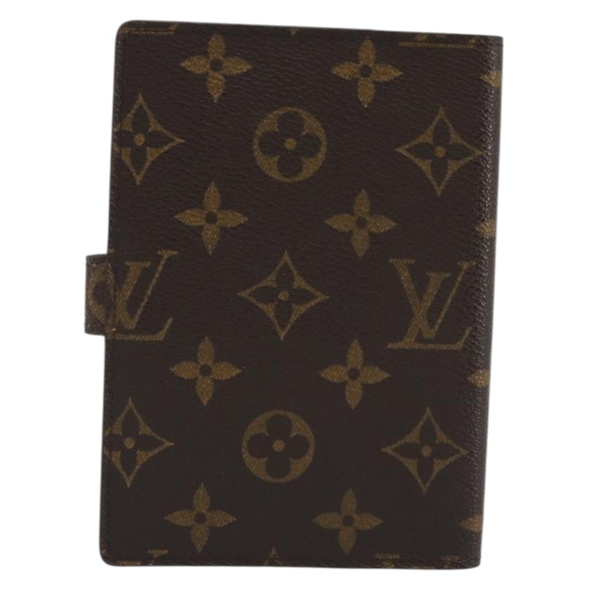 LOUIS VUITTON Monogram Agenda PM Day Planner Cover R20005 LV Auth bs36048