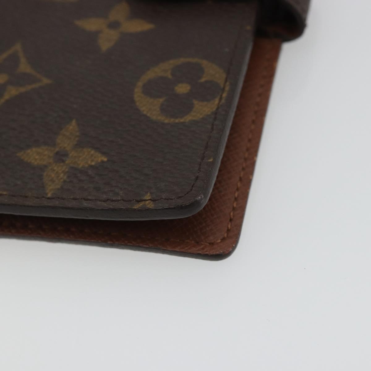LOUIS VUITTON Monogram Agenda PM Day Planner Cover R20005 LV Auth bs36048