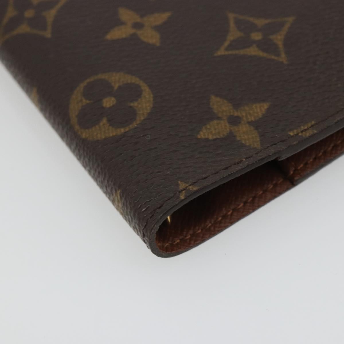 LOUIS VUITTON Monogram Agenda PM Day Planner Cover R20005 LV Auth bs36048