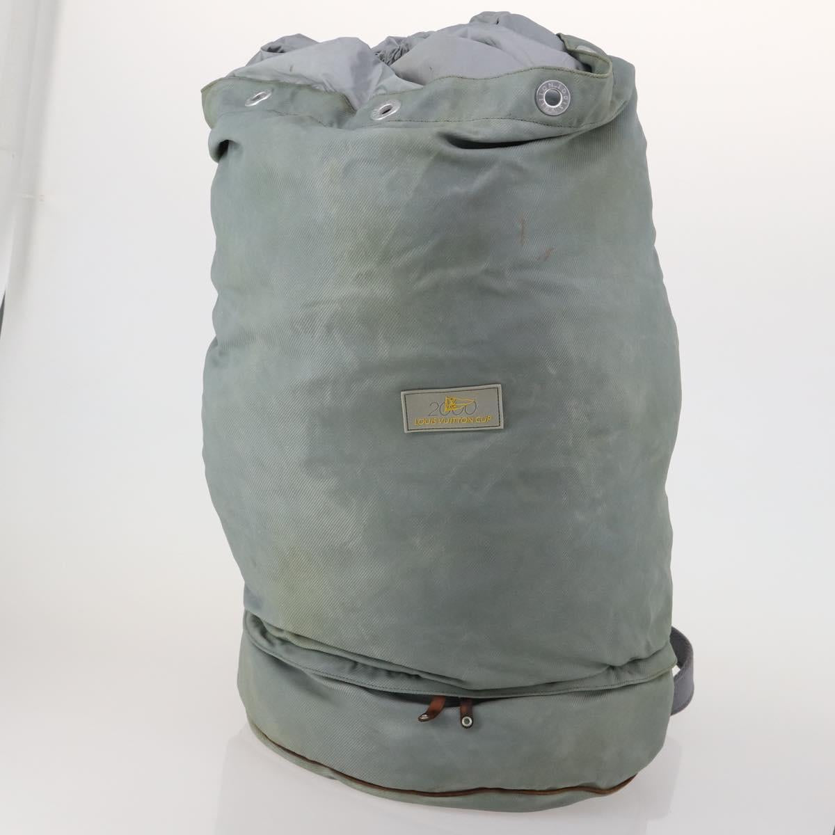 LOUIS VUITTON LV Cup Shoulder Bag Nylon 3 Set Gray LV Auth bs36049