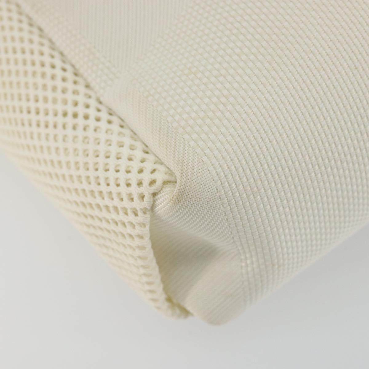 LOUIS VUITTON Damier Geant LV Cup Weatherly Bag White M80637 LV Auth bs36050