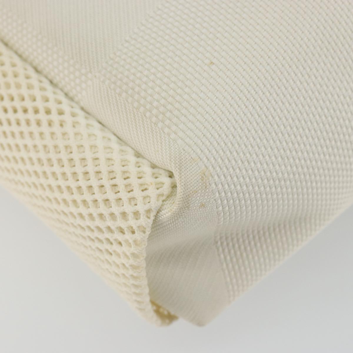 LOUIS VUITTON Damier Geant LV Cup Weatherly Bag White M80637 LV Auth bs36050