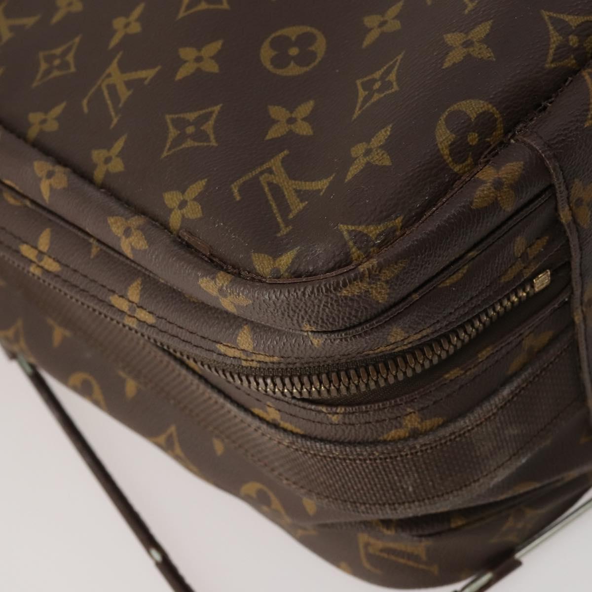 LOUIS VUITTON Monogram Satellite 65 Boston Bag M23352 LV Auth bs36056