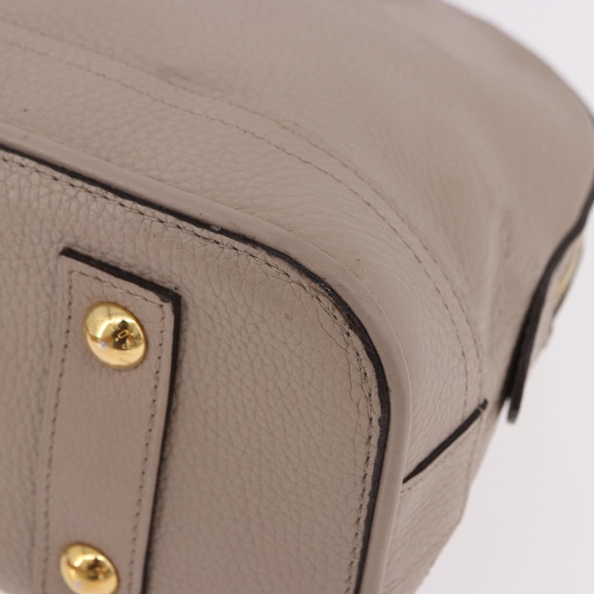 LOUIS VUITTON Parnasea Alma PM Hand Bag Leather Galet M48892 LV Auth bs36103