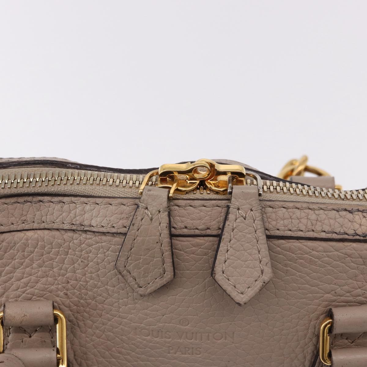 LOUIS VUITTON Parnasea Alma PM Hand Bag Leather Galet M48892 LV Auth bs36103