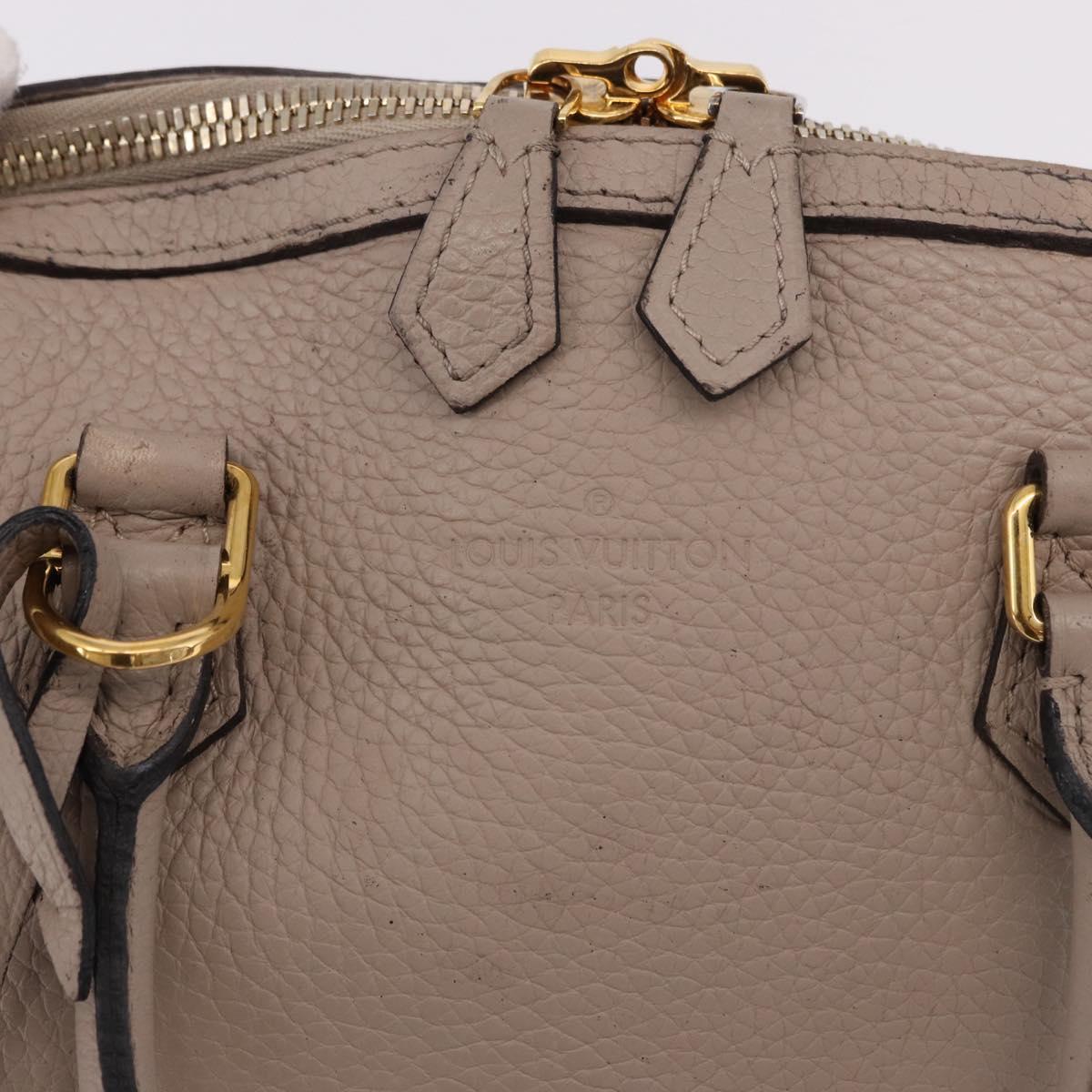 LOUIS VUITTON Parnasea Alma PM Hand Bag Leather Galet M48892 LV Auth bs36103