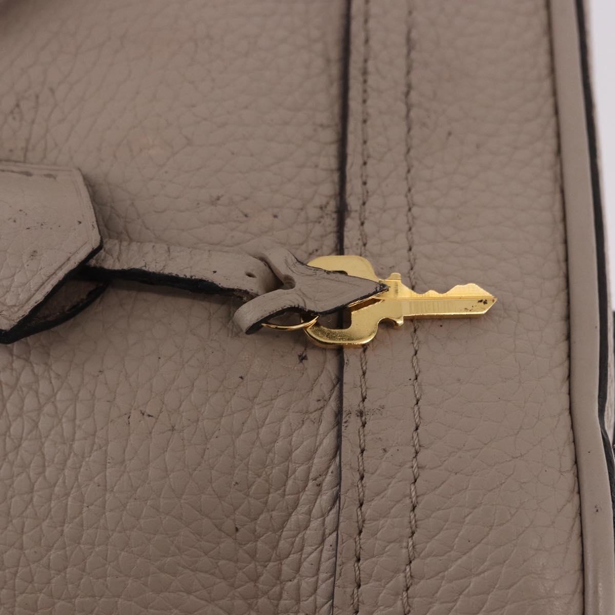 LOUIS VUITTON Parnasea Alma PM Hand Bag Leather Galet M48892 LV Auth bs36103
