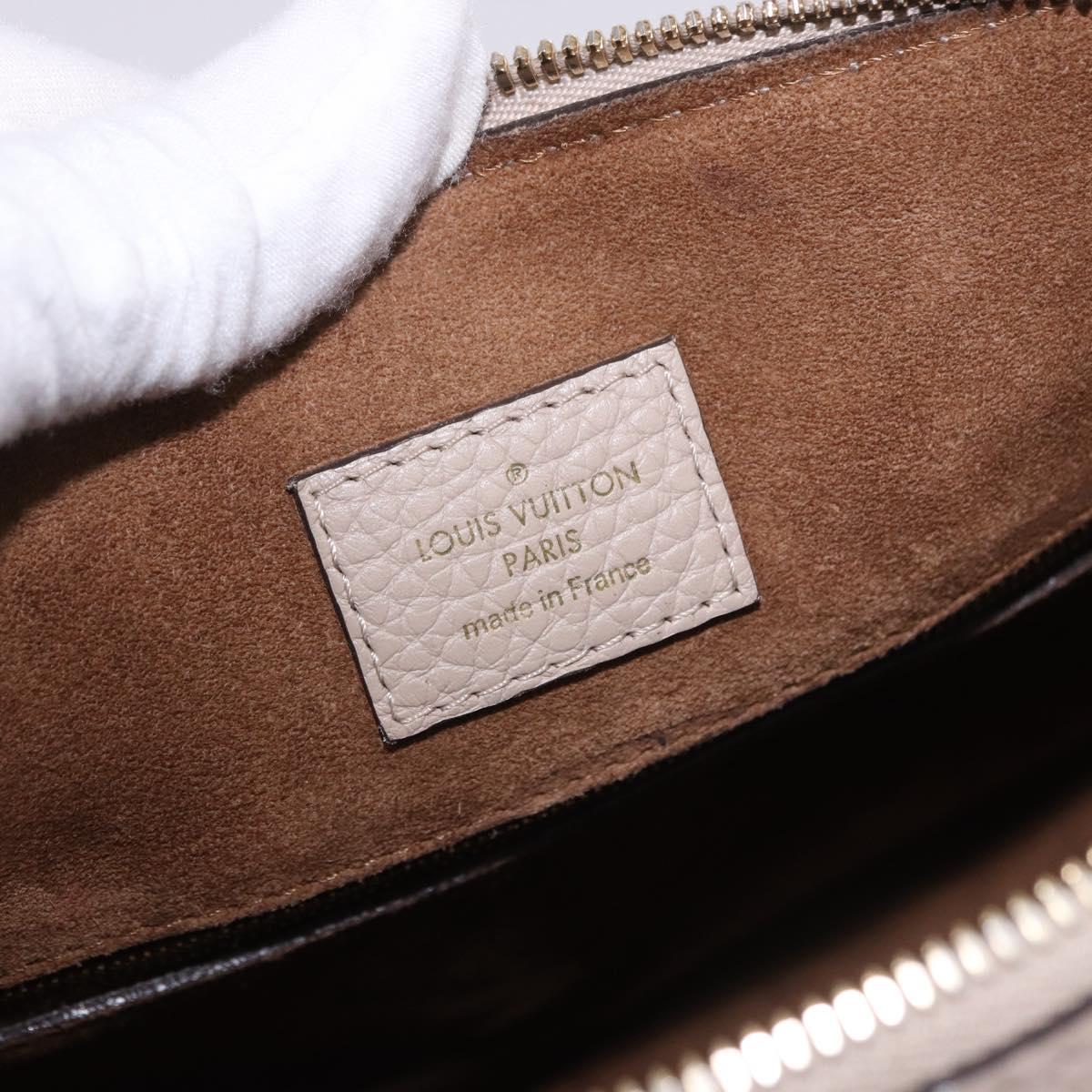 LOUIS VUITTON Parnasea Alma PM Hand Bag Leather Galet M48892 LV Auth bs36103