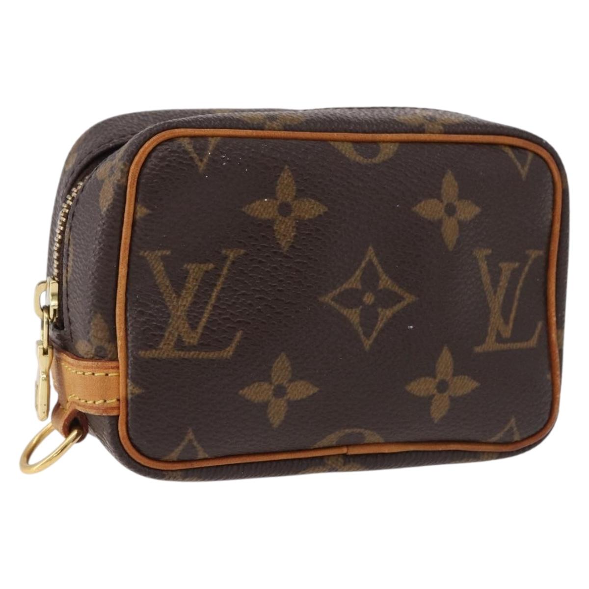 LOUIS VUITTON Monogram Trousse Wapity Pouch M58030 LV Auth bs36106
