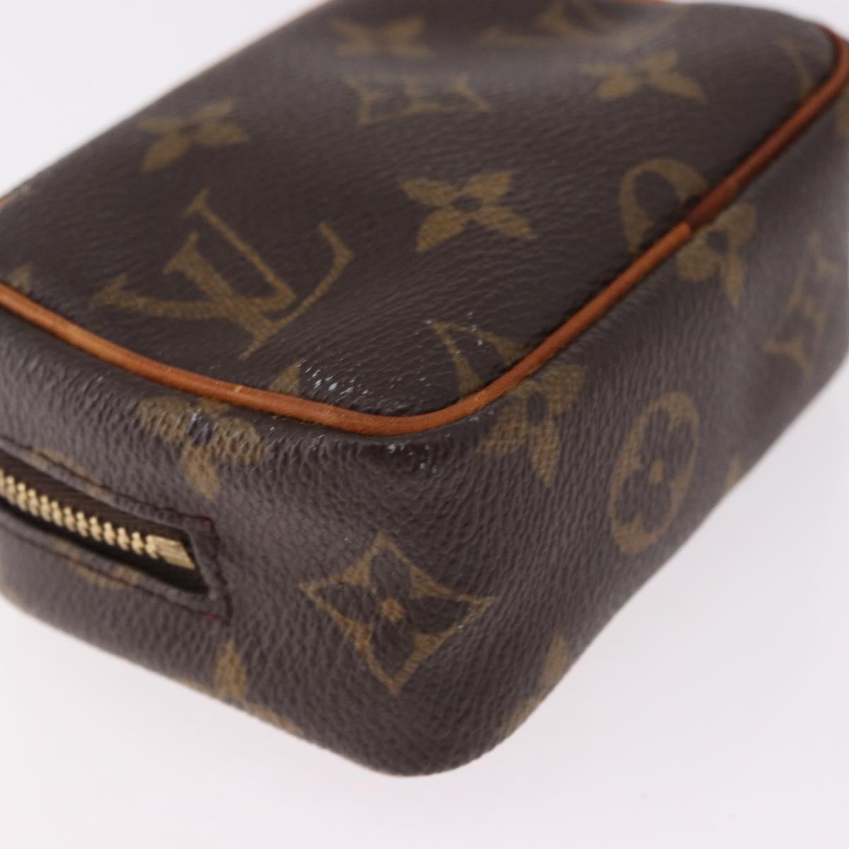 LOUIS VUITTON Monogram Trousse Wapity Pouch M58030 LV Auth bs36106