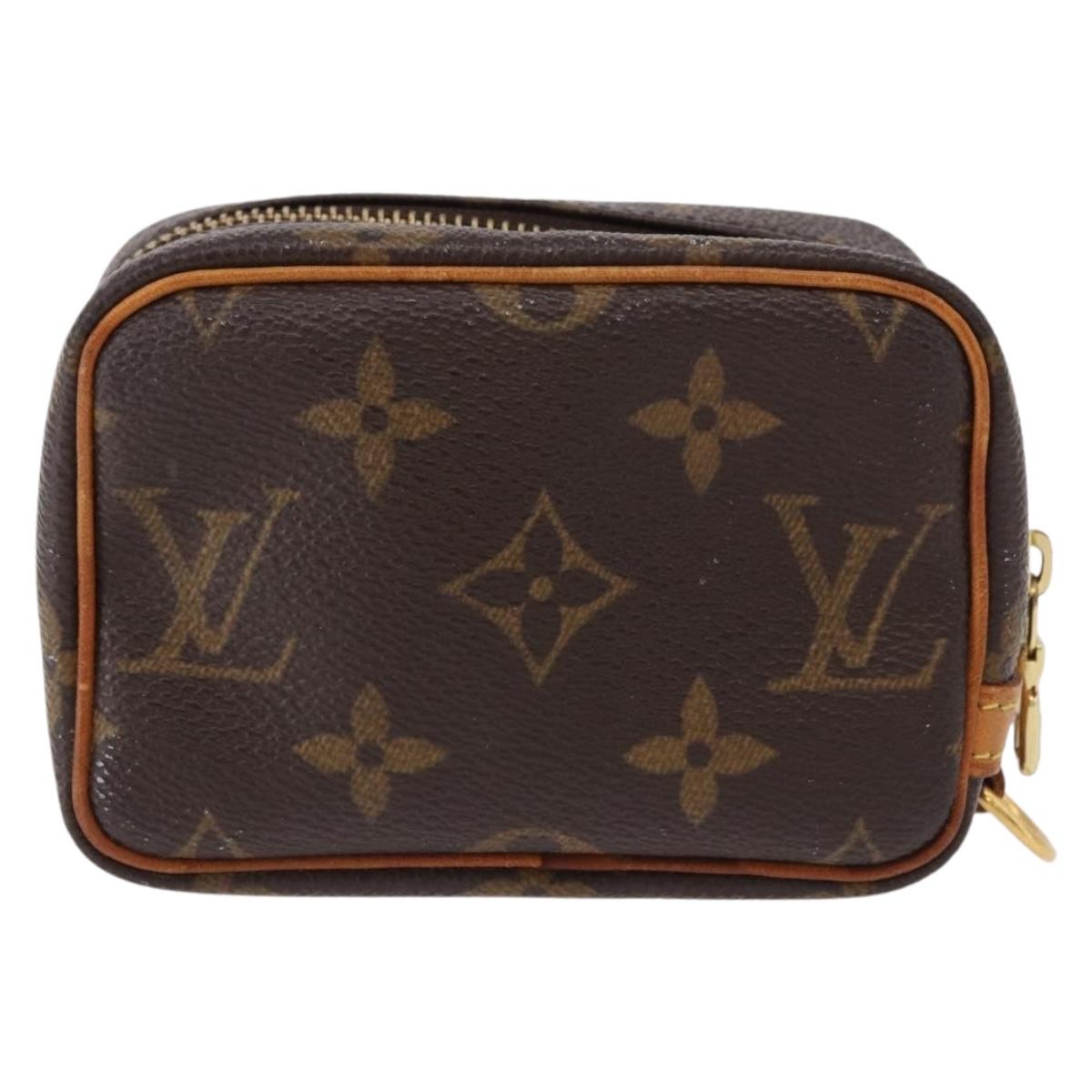 LOUIS VUITTON Monogram Trousse Wapity Pouch M58030 LV Auth bs36106
