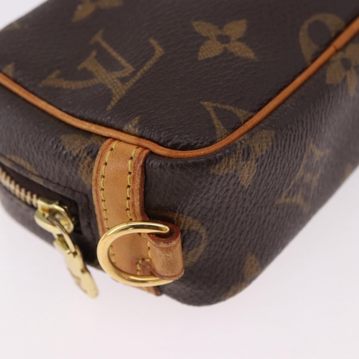LOUIS VUITTON Monogram Trousse Wapity Pouch M58030 LV Auth bs36106