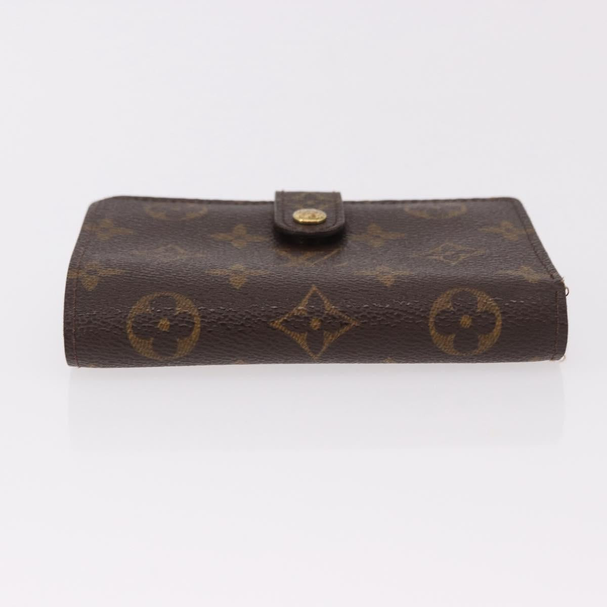 LOUIS VUITTON Monogram Porte Monnaie Billets Viennois Wallet M61663 Auth bs36108