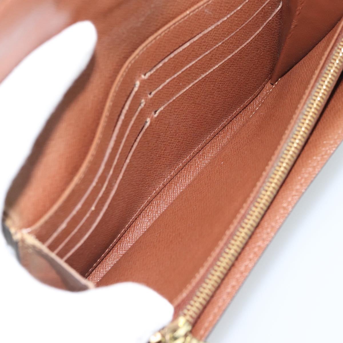 LOUIS VUITTON Monogram Portefeuille Sarah Long Wallet M61734 LV Auth bs36109