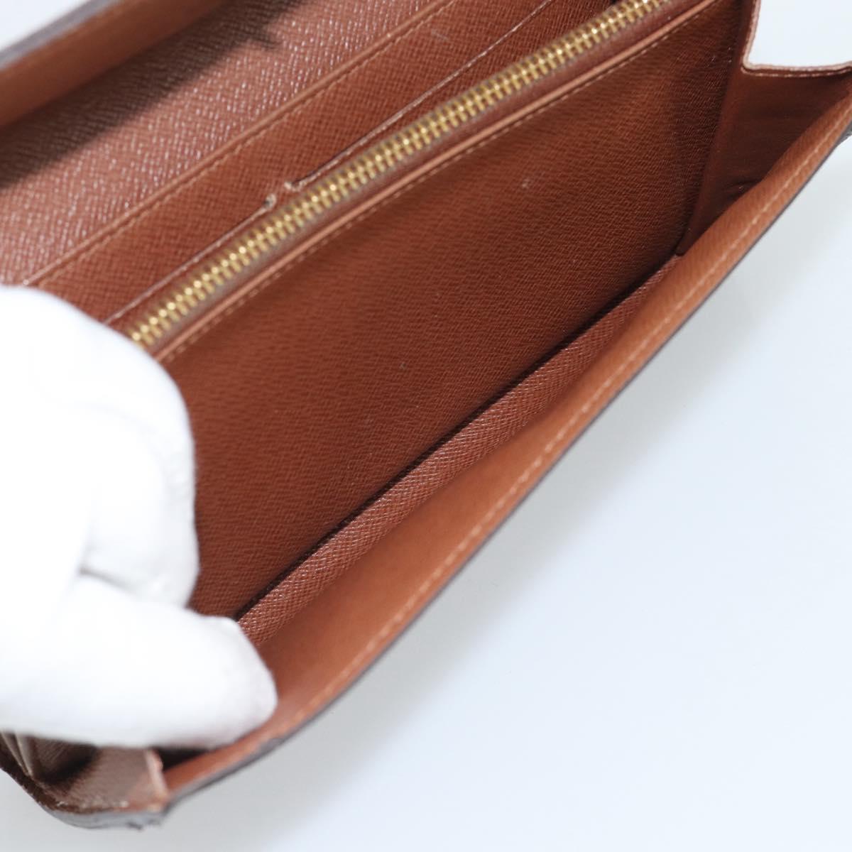 LOUIS VUITTON Monogram Portefeuille Sarah Long Wallet M61734 LV Auth bs36109