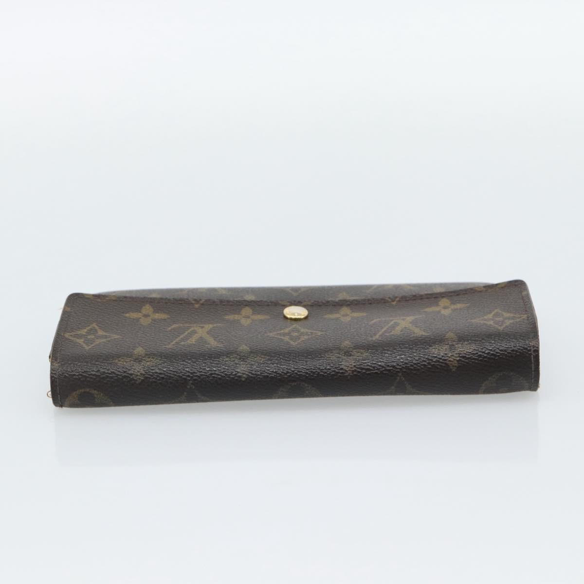 LOUIS VUITTON Monogram Portefeuille Sarah Long Wallet M61734 LV Auth bs36109