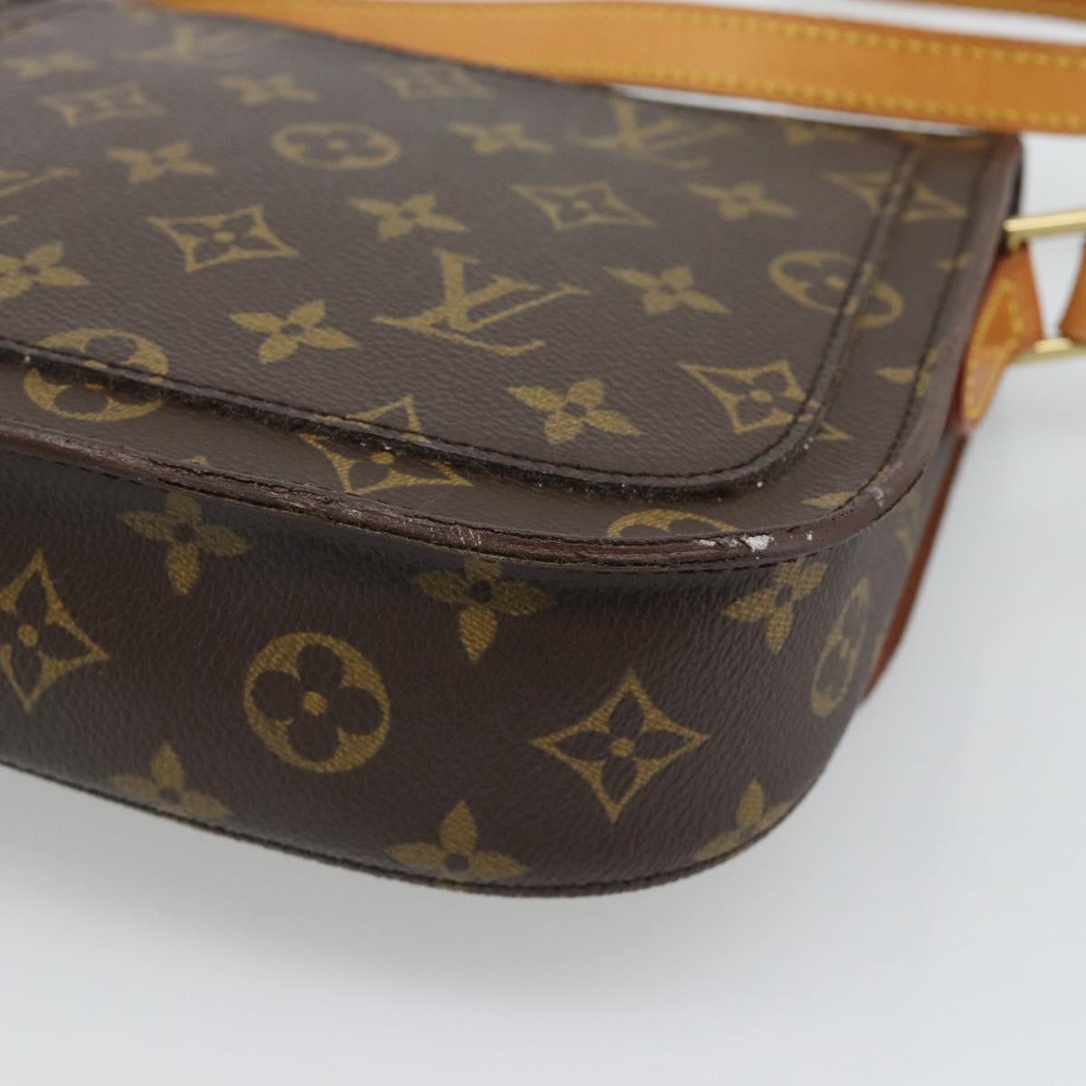 LOUIS VUITTON Monogram Saint Cloud MM Shoulder Bag M51243 LV Auth bs36110