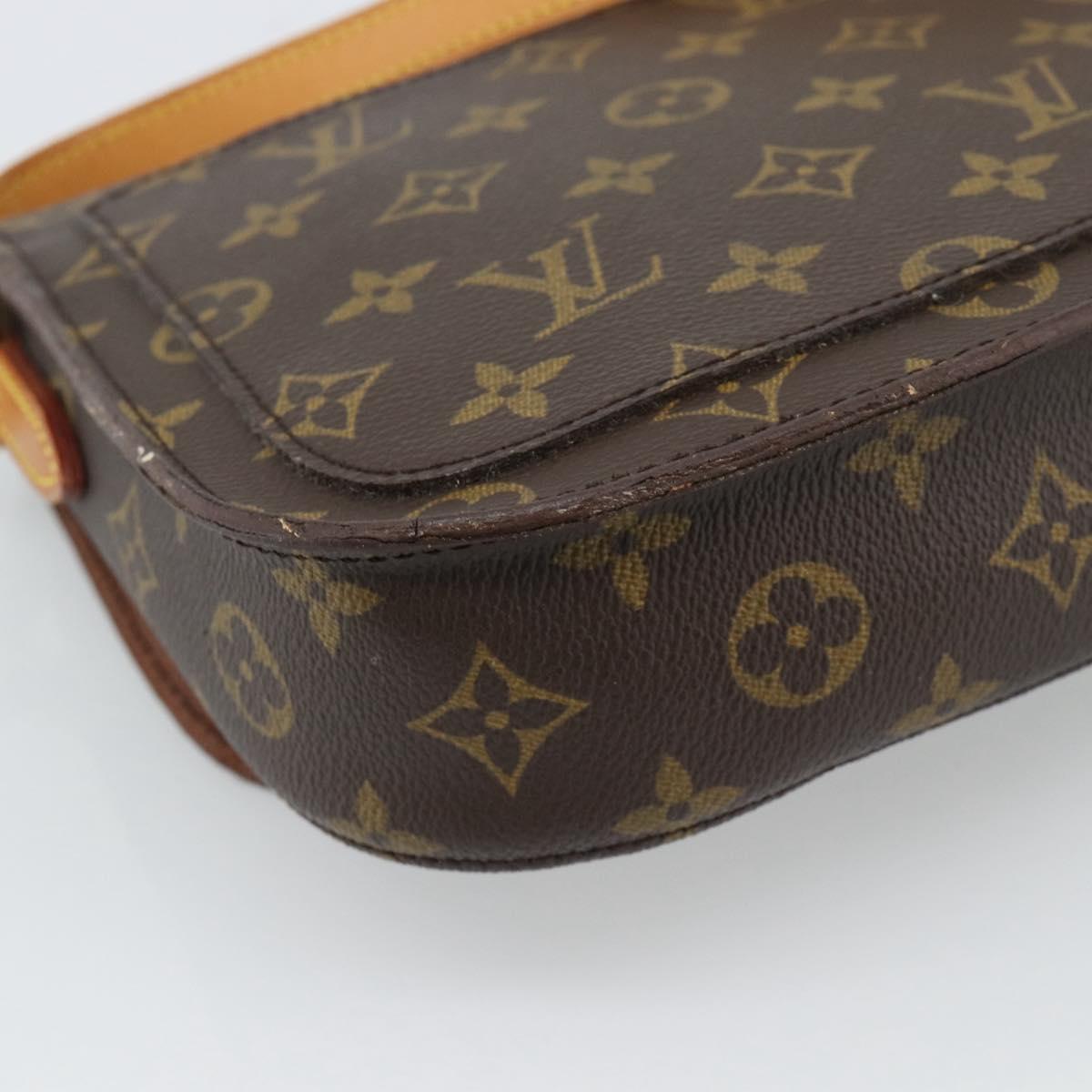 LOUIS VUITTON Monogram Saint Cloud MM Shoulder Bag M51243 LV Auth bs36110