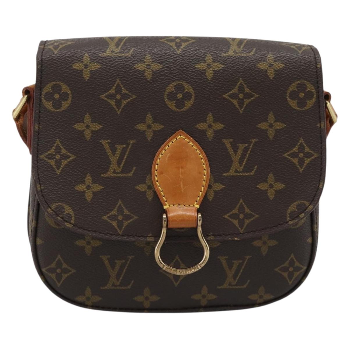 LOUIS VUITTON Monogram Saint Cloud MM Shoulder Bag M51243 LV Auth bs36110